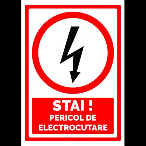 Indicator stai pericol de electrocutare